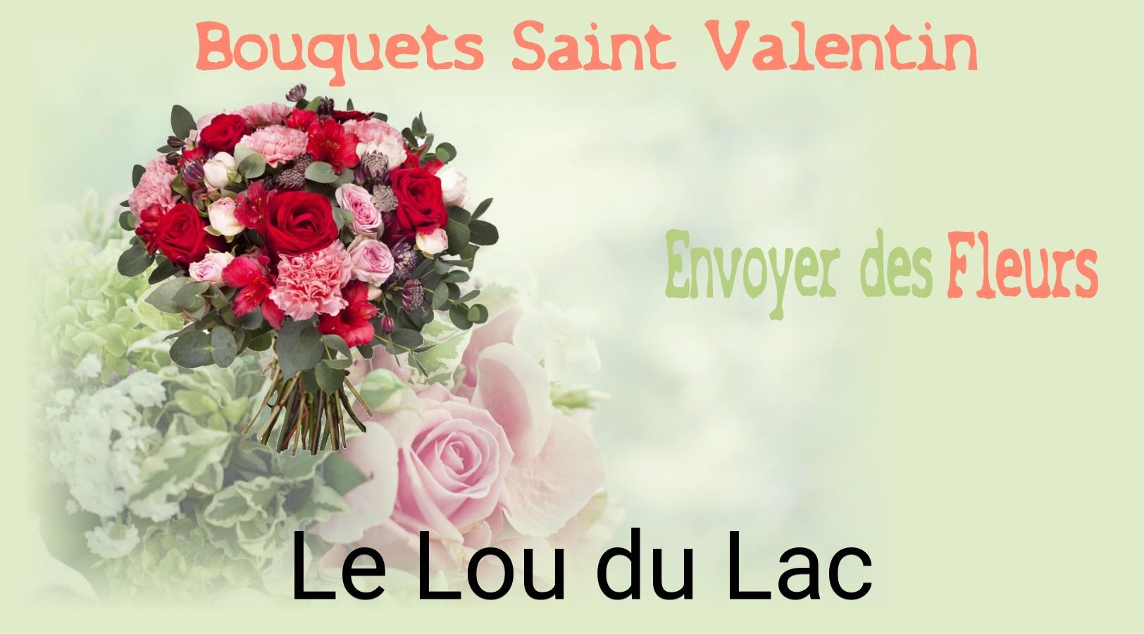 Roses de Saint-Valentin livrées à Le Lou-du-Lac